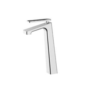 Grifo lavamanos monomando, cuello alto Moderna 1897.002 Alta Cromo